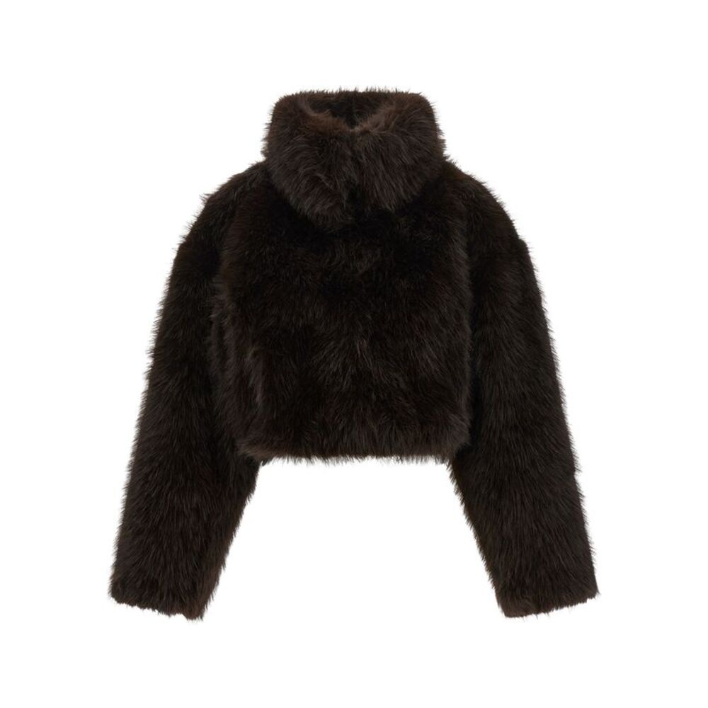 Rotate Birger Christensen Women Eco-Fur Short Jacket